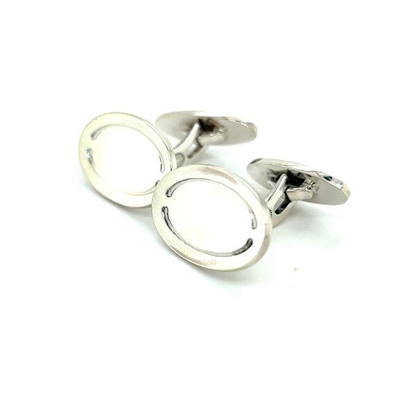 Georg Jensen Estate Mens Cufflinks Silver GJ18 - Picture 6 of 8